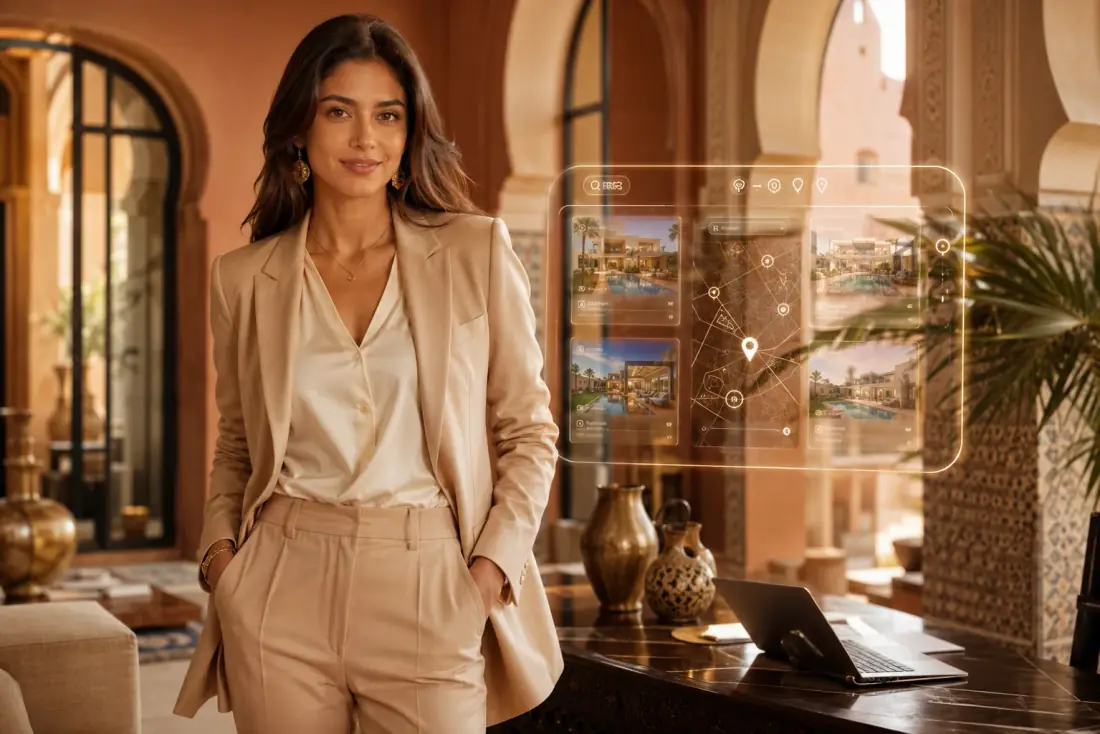 Loubna, l'assistante immobilière IA de Capital Parc